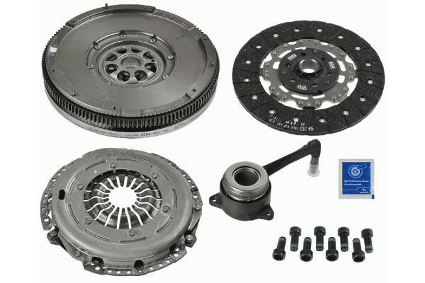 Ilustracja 2290 601 070 SACHS Zestaw sprzęgła z kołem dwum. i łożyskiem wyc. (240mm) VW CALIFORNIA